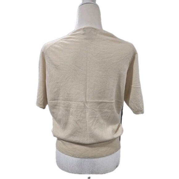 Neiman Marcus Cashmere Womens Sweater Size XL Cream Color 100% Cashmere - Picture 2 of 6